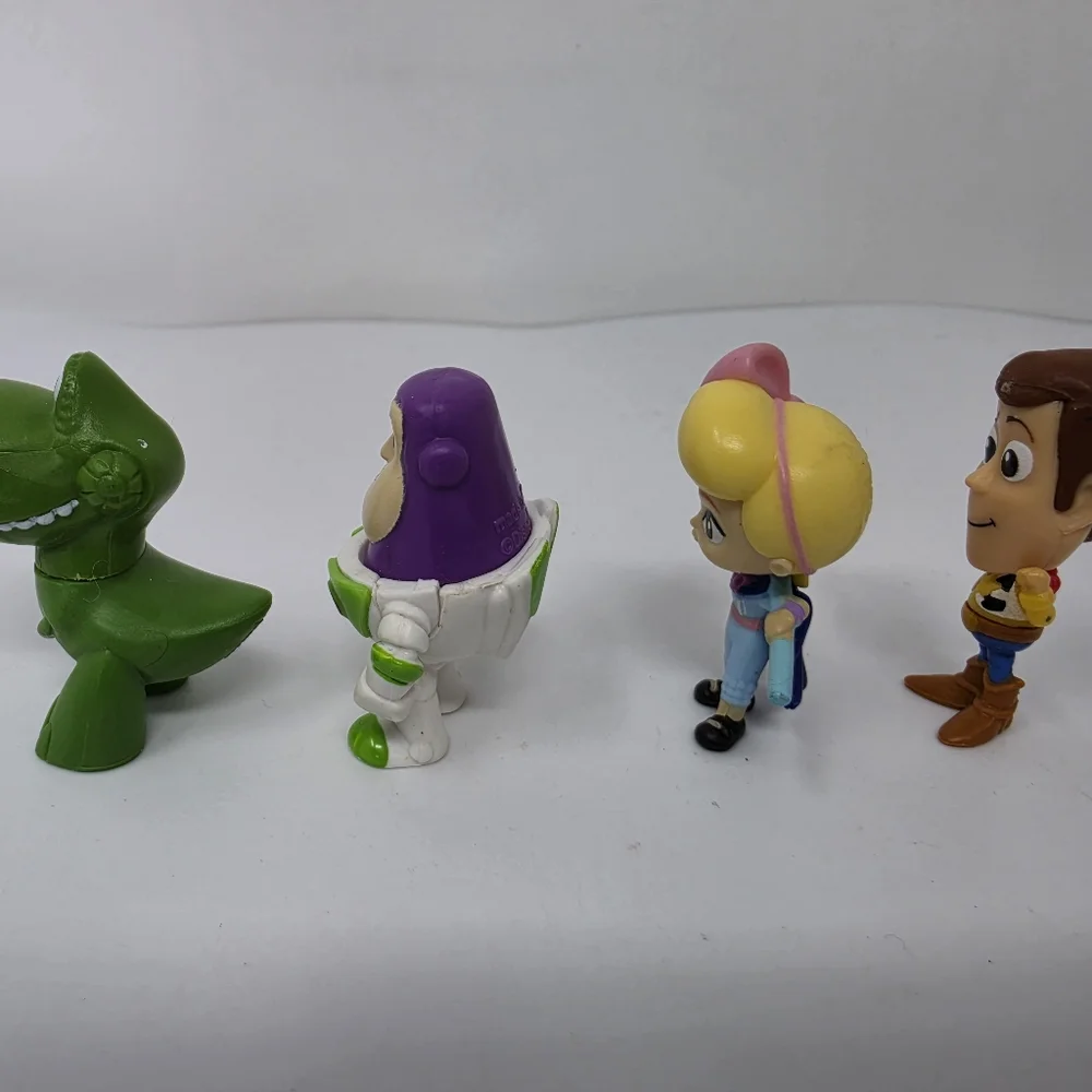 Disney Toy Story Buzz Lightyear Woody Bo Peep Rex  Lot of 4